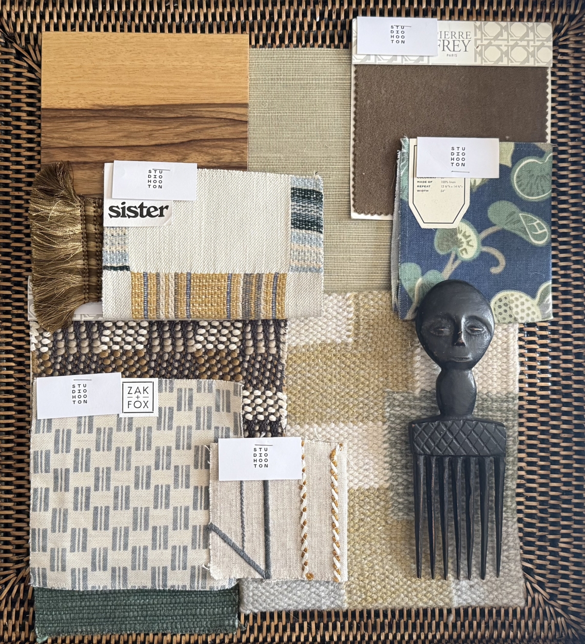 15th Century Manor fabric scheme