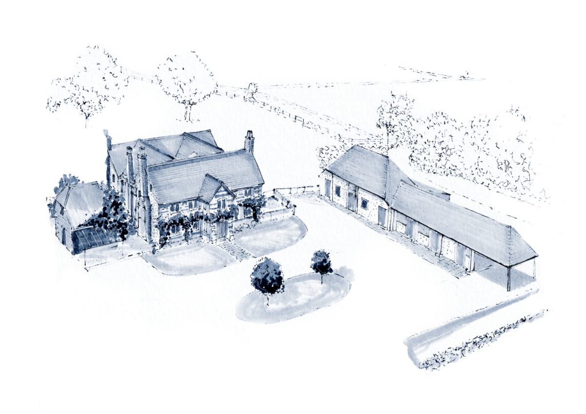 Homestead Farmhouse new illustration