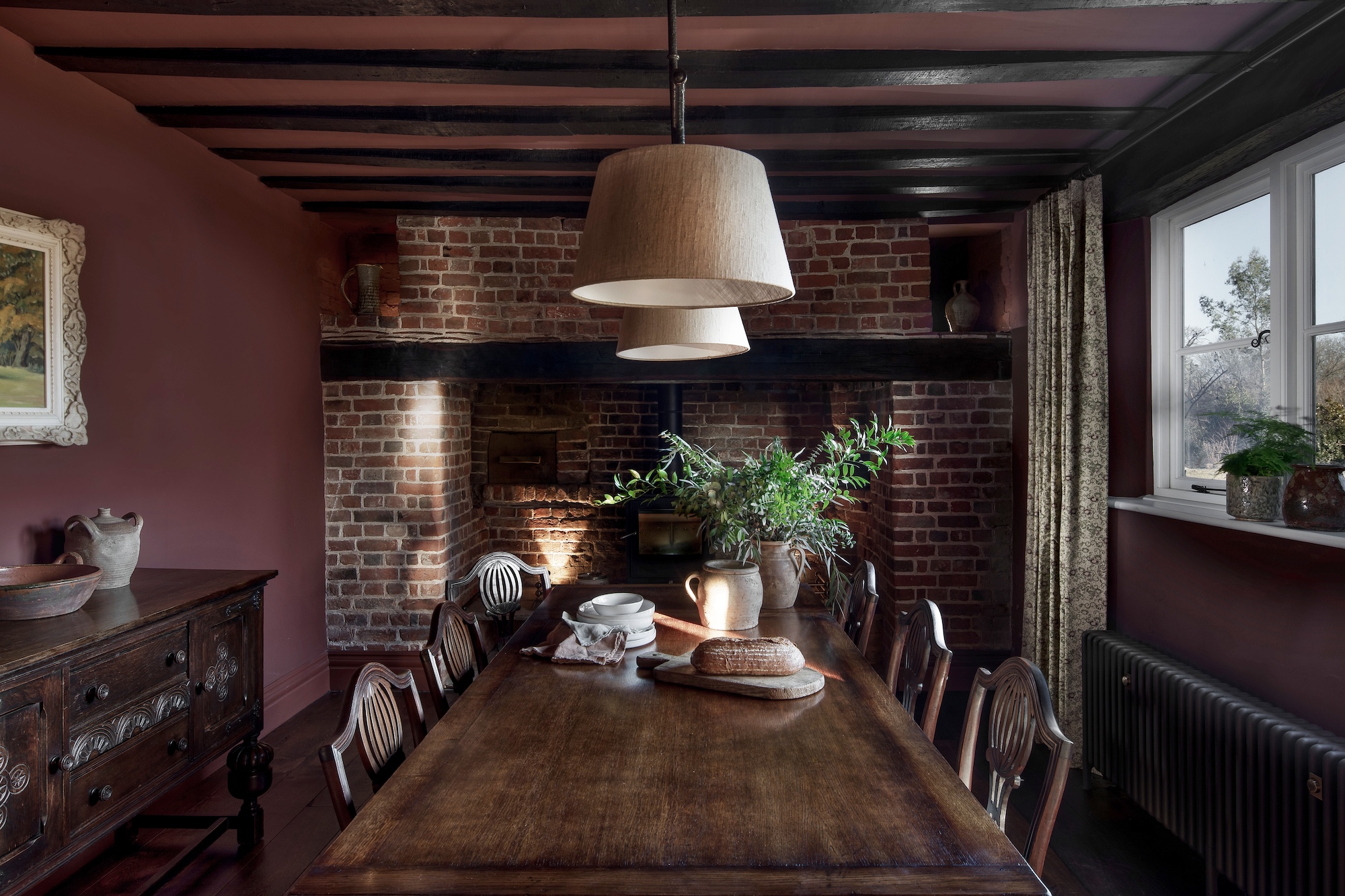 Medieval Moated Manor Dining Room