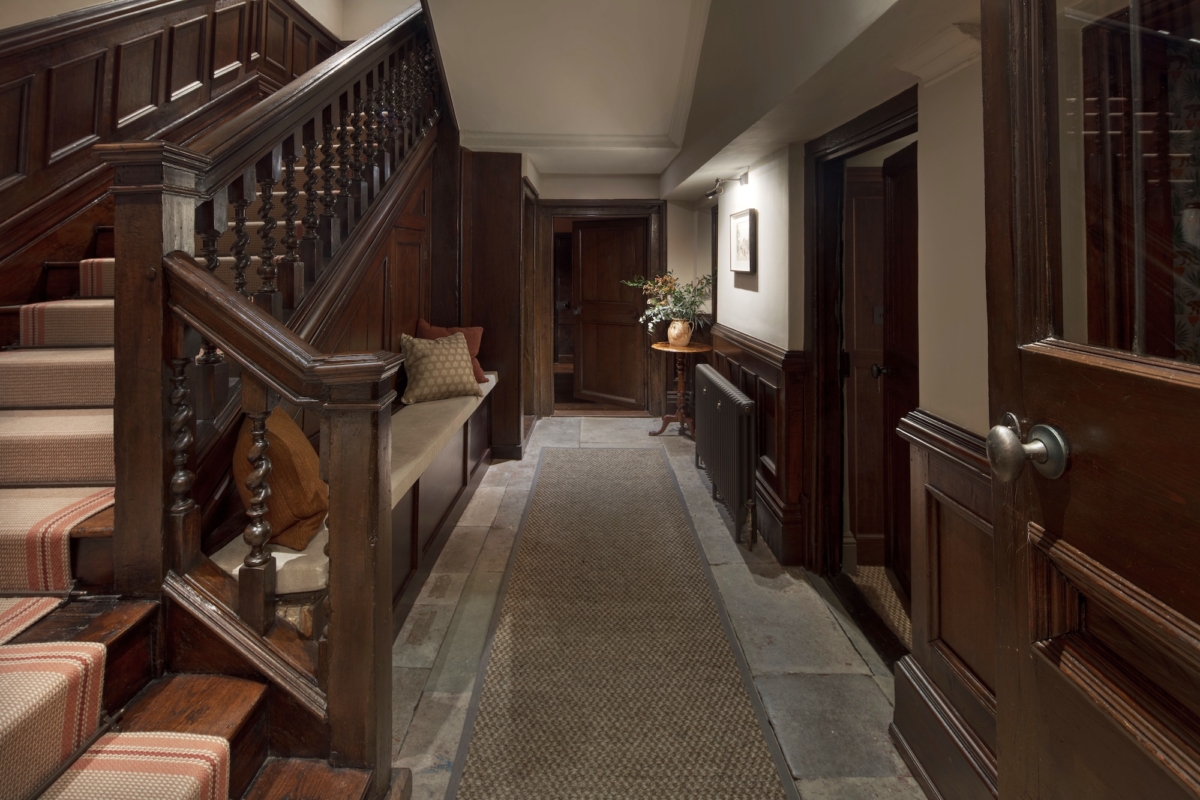 Medieval Moated Manor Hallway