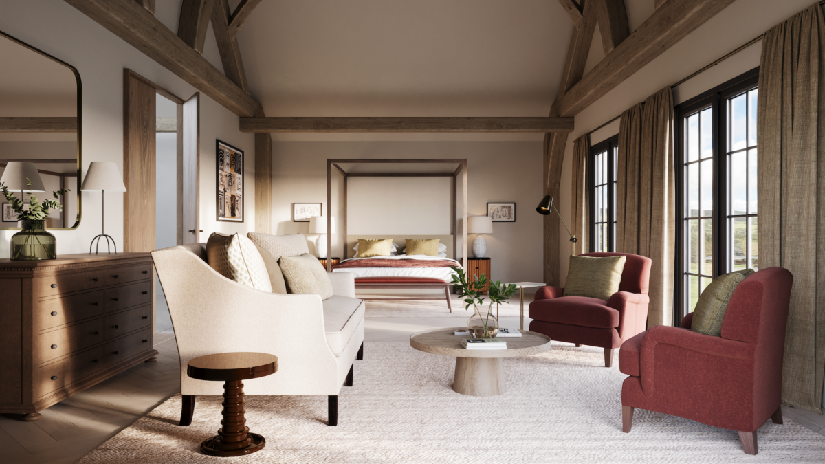 New Farmhouse Master Bedroom