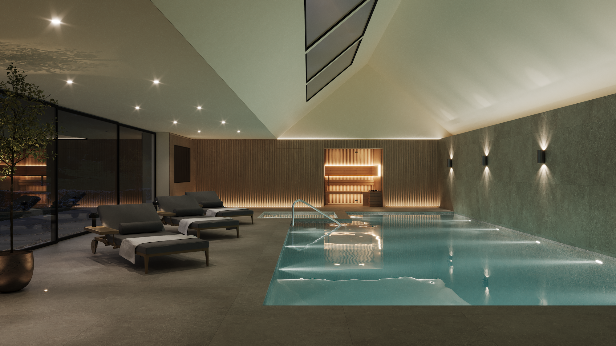 New Farmhouse Spa Room