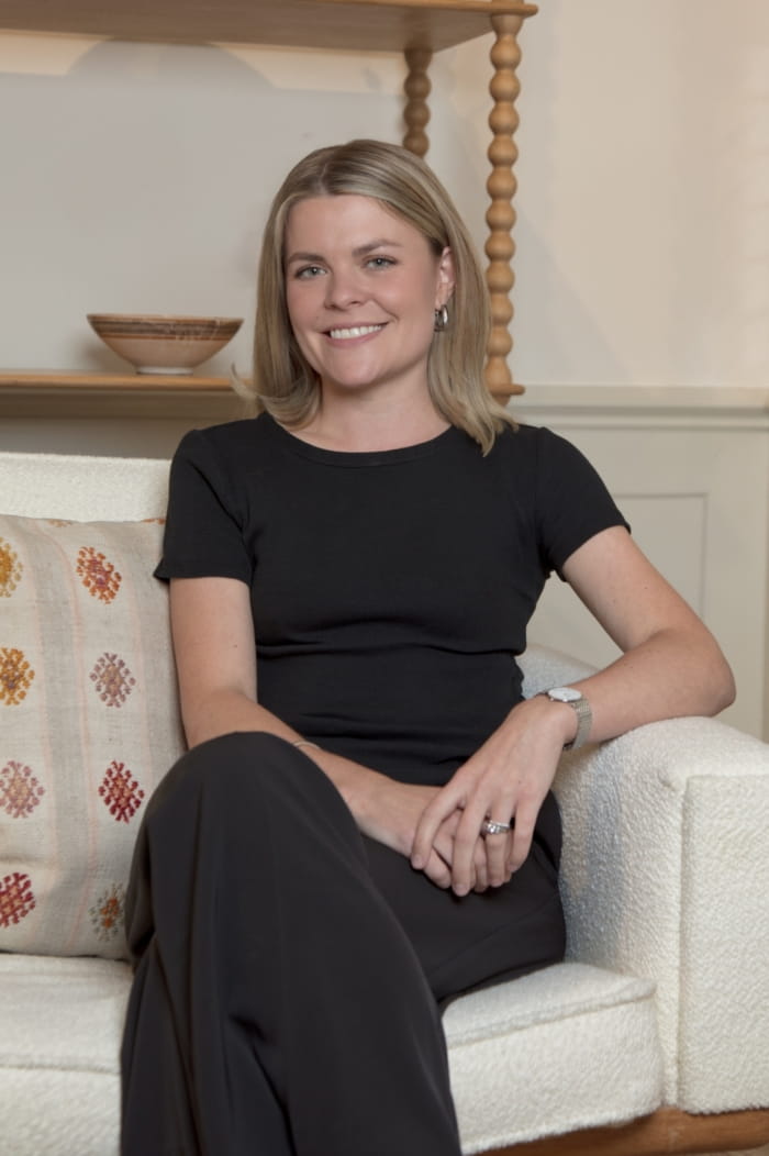 Photo portrait of Imogen Bottomley, Senior Interior Designer at Studio Hooton